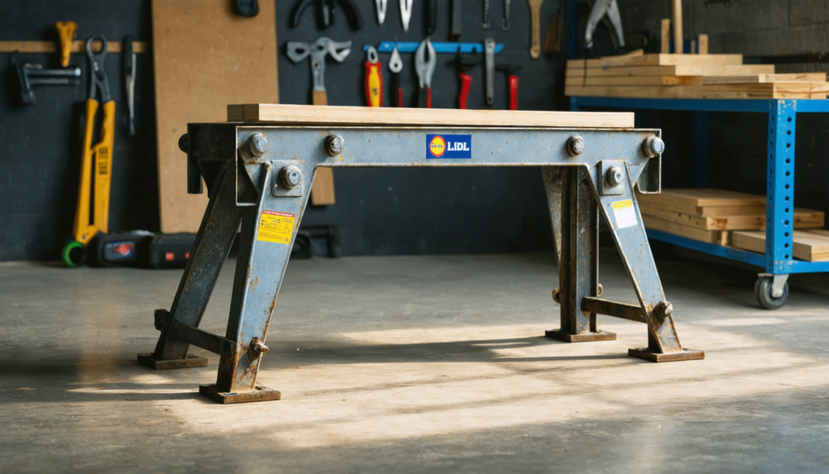 découvrez le tréteau en acier lidl à moins de 20 €, alliant solidité et prix abordable. supportant jusqu'à 200 kg, il révolutionne le bricolage pour tous les budgets.