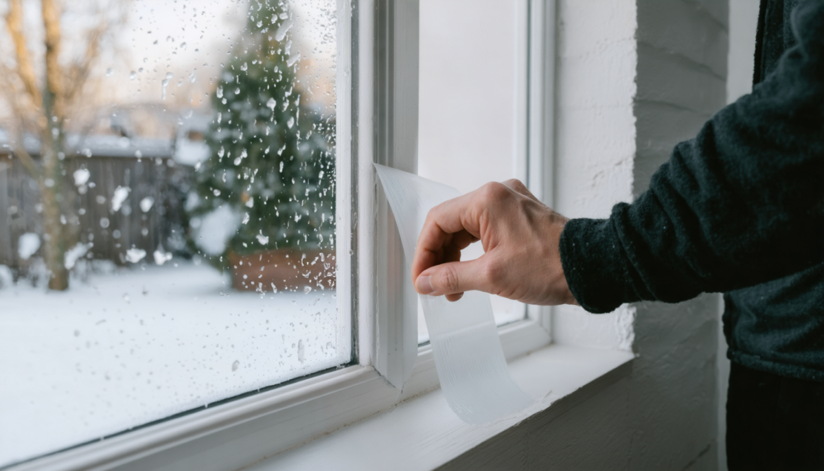 découvrez une astuce économique à seulement 1 € : utilisez un joint adhésif gifi pour isoler efficacement votre maison, stopper les courants d'air froid et réduire significativement votre facture de chauffage.