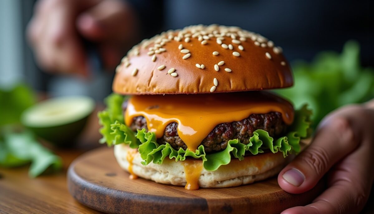 Le burger maison au tofu signé Mai Linh : une explosion de saveurs végétariennes