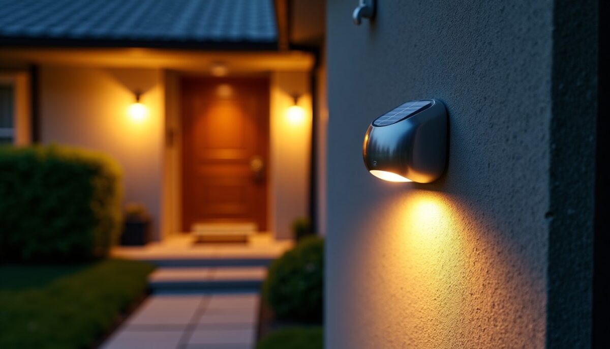 Ce projecteur solaire à 9,90 € chez E.Leclerc illumine votre entrée sombre sans aucun câblage et assure une sécurité optimale