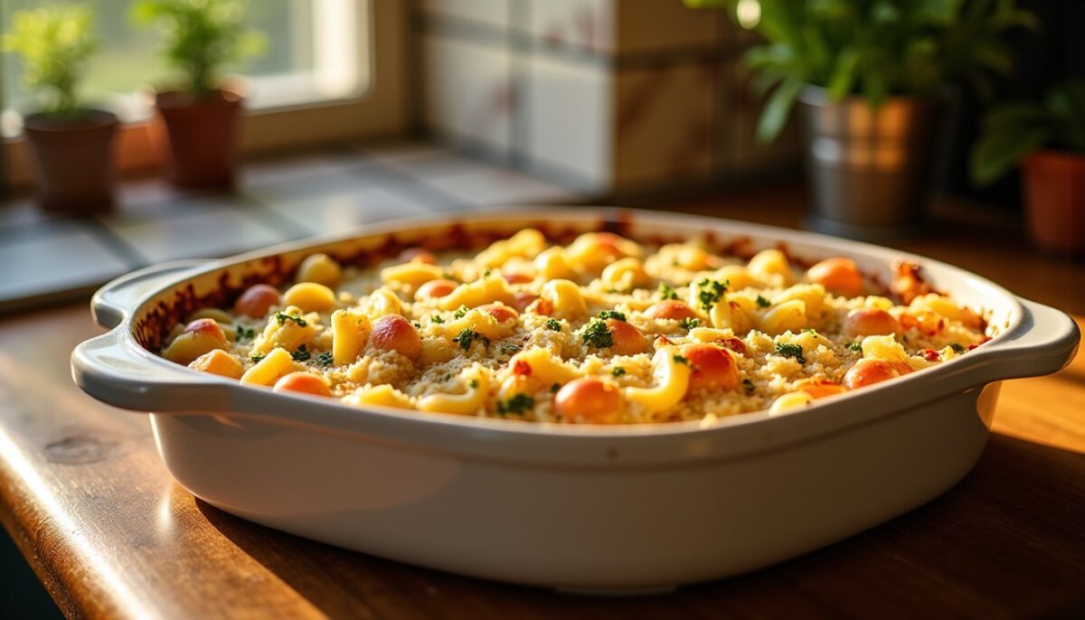 Gratin de pâtes aux courgettes croustillant : l'astuce incontournable pour réussir vos soirs de semaine sans faute