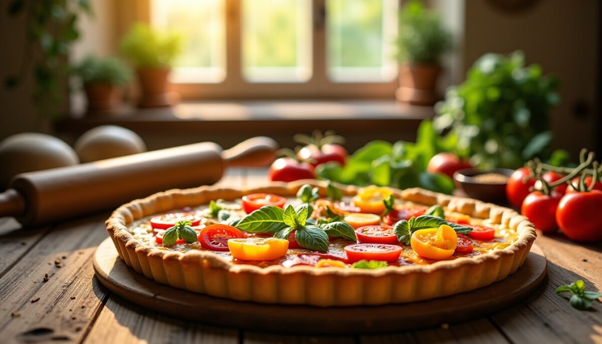 Le secret provençal pour des tartes aux légumes parfaites : la base crémeuse à étaler avant la cuisson