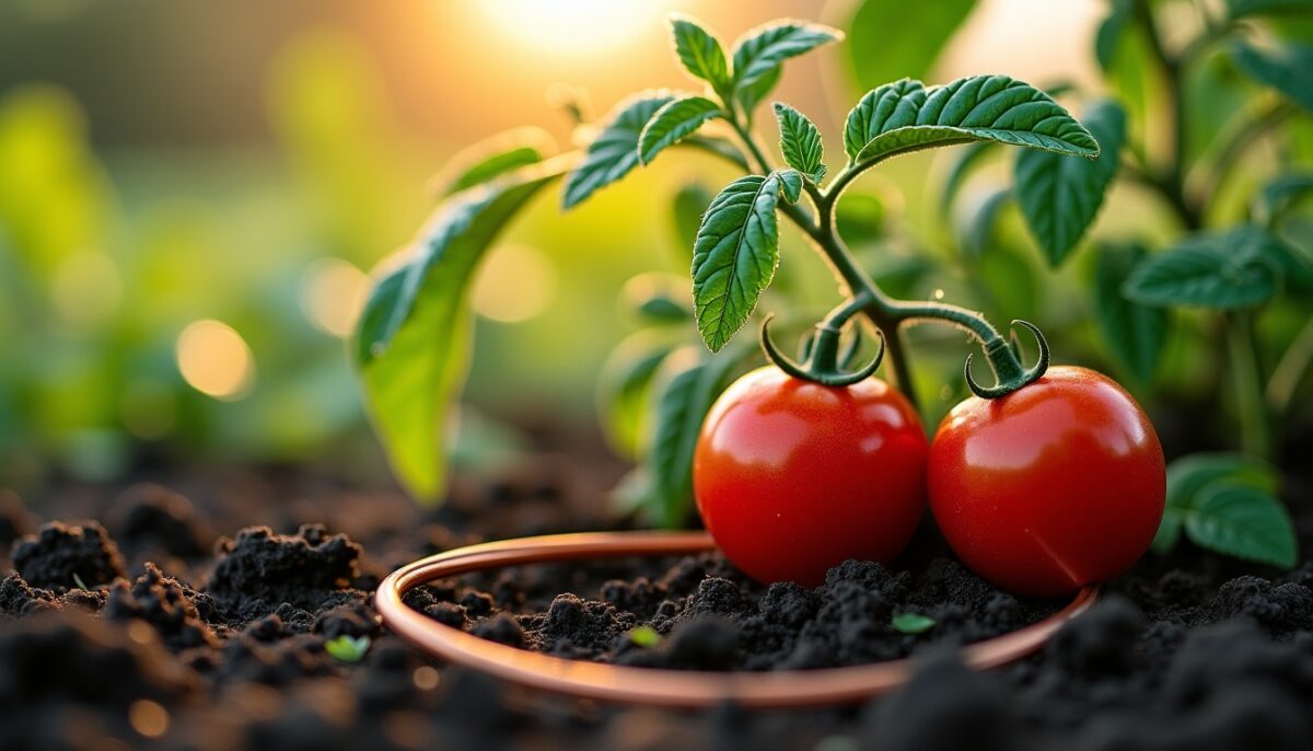 « Un expert m’a révélé » : ce que ce fil de cuivre caché sous vos plants de tomates fait réellement aux limaces