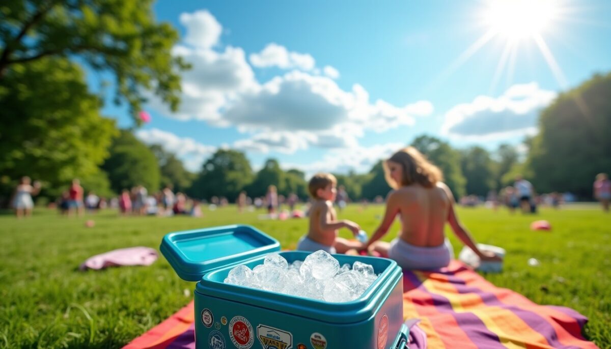 Glacière en vacances : l’erreur fréquente avec l’eau au fond qui fait fondre la glace prématurément