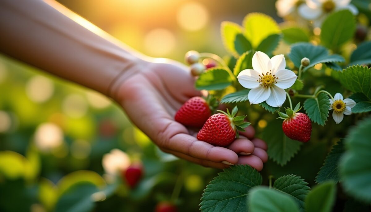 En seulement 10 jours : découvrez le geste incontournable sur les fleurs qui révolutionne la récolte de vos fraises ce printemps